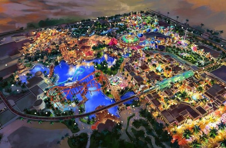  Toàn cảnh công viên IMG Worlds of Adventure với các khu chủ đề trong nhà
